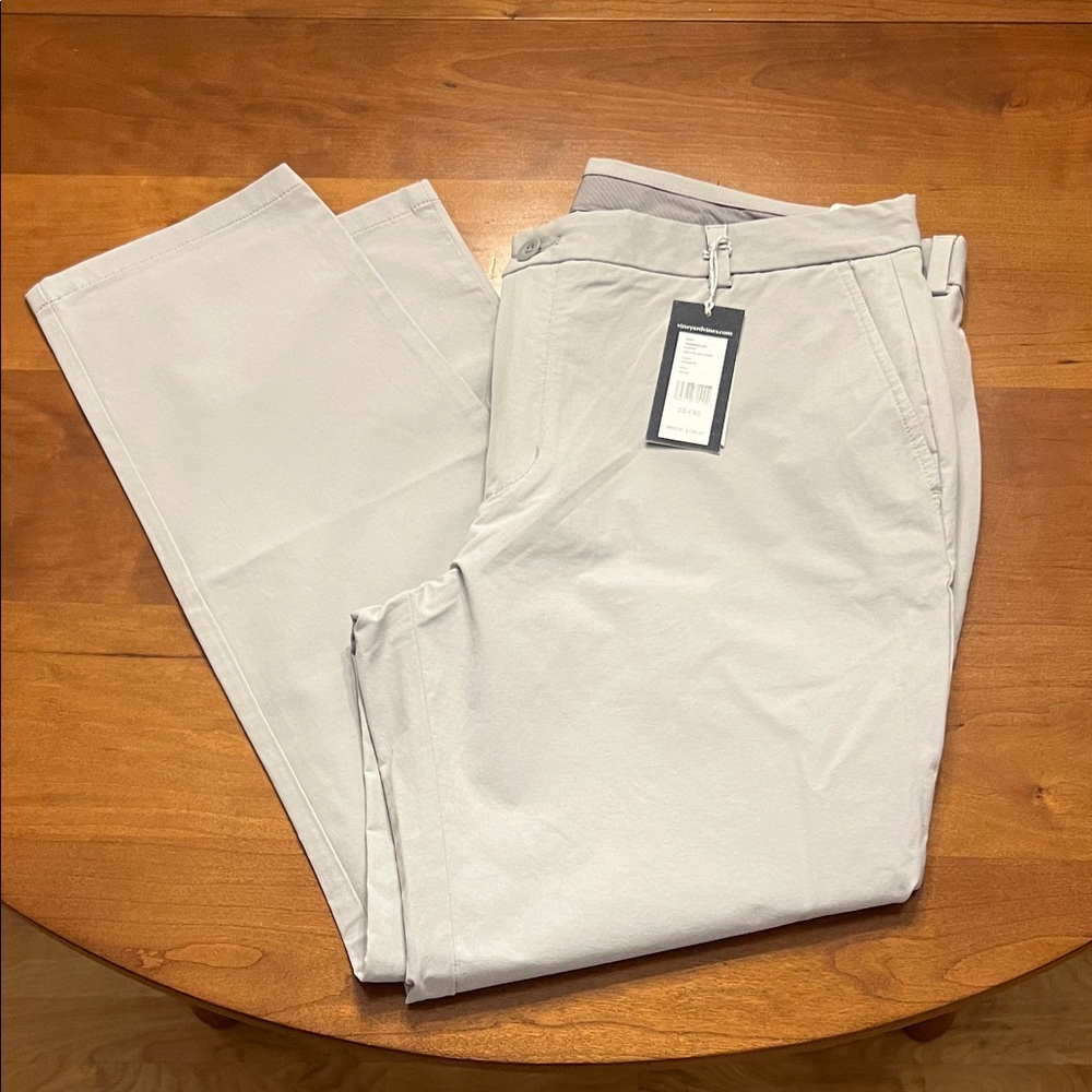 Vineyard Vines Men's Classic Gray Performance On the Go Pant